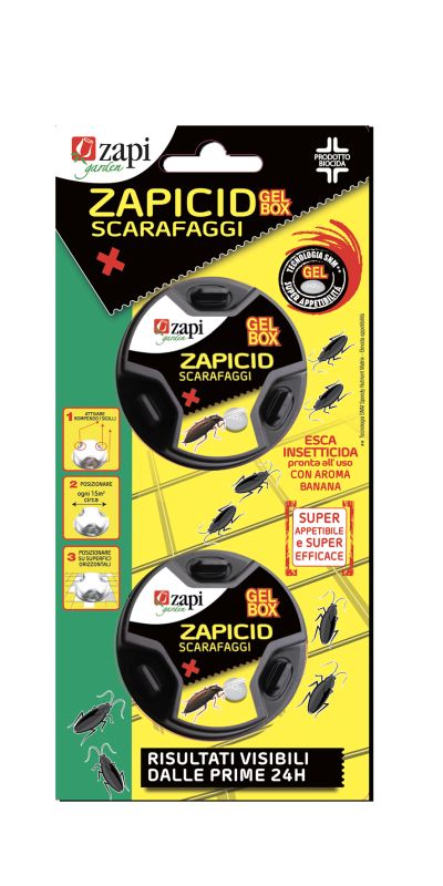 Zapicid Insetticida Scarafaggi Esca Gel Box 2 x 2gr