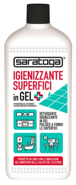 Igienizzante Superficie in Gel Lt.1 Saratoga